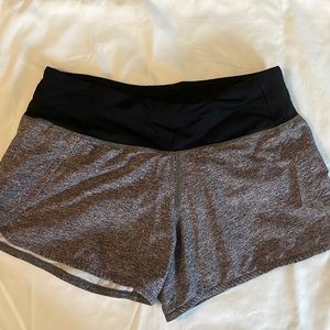 Gray lululemon shorts Size 4